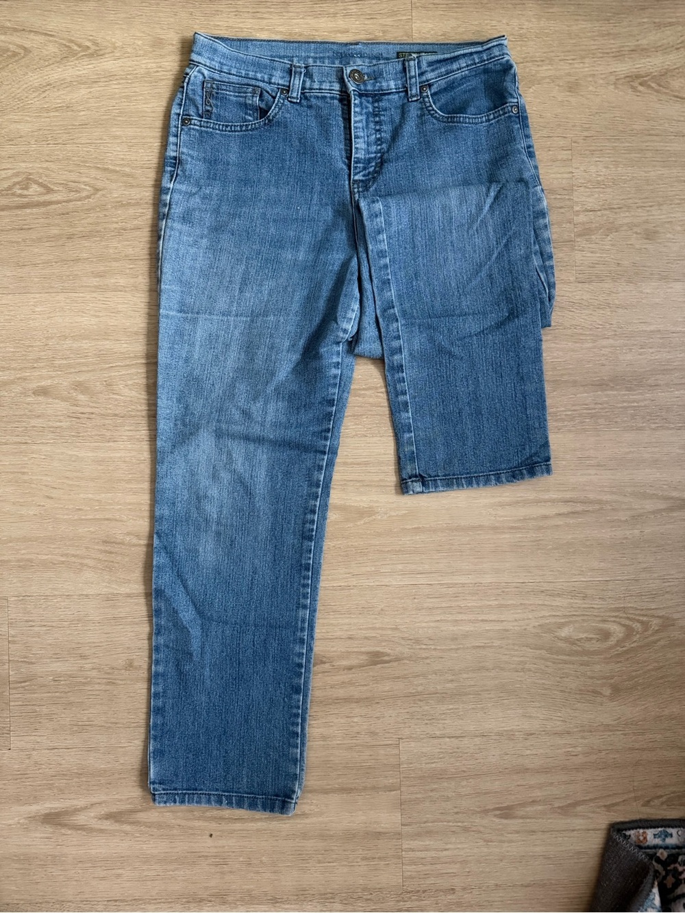 Style & Co. Women's Straight Leg Jeans in Medium Blue